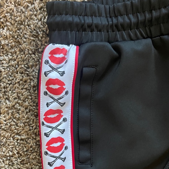 DIXXON (VIXXON) Black Joggers with Red and White Accents - Picture 3 of 4